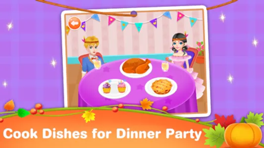 Thanksgiving Food Cooking Game screenshot 0