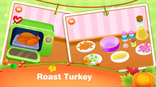 Thanksgiving Food Cooking Game screenshot 2