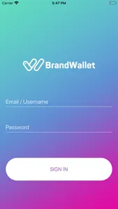 BrandWallet Merchant screenshot 0