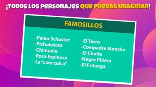 Charadas ¿Quién Soy? Chile screenshot 5
