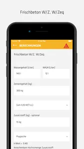 Sika Beton App screenshot 1