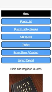 My Bible Quotes screenshot 1