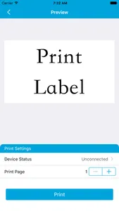 Print Label screenshot 3