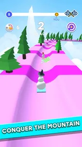 Snowman Race 3D PRO screenshot 3