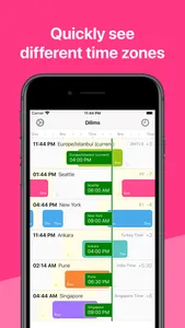 Dilims - Time zones app screenshot 0
