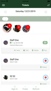 xT Salon Tickets Management screenshot 2
