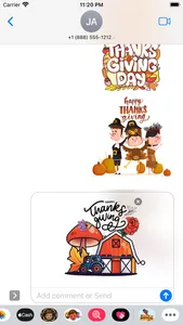 ThanksGiving Story Stickers screenshot 1