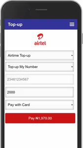 Mobile VTU - Airtime & Data screenshot 1