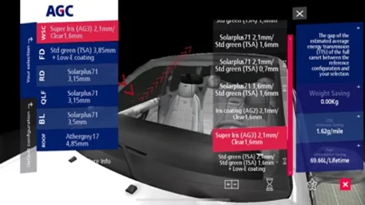 AGC Automotive EU Configurator screenshot 2