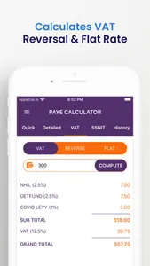 Ghana PAYE / SSNIT Calculator screenshot 2