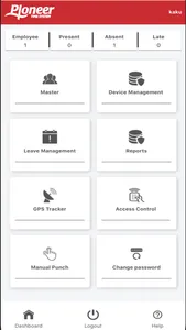 Pioneer Time Attendance screenshot 1