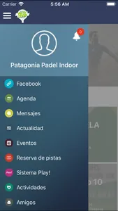 Patagonia Padel Indoor screenshot 1