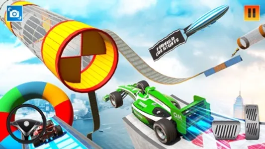 Grand Formula Stunt Car Games screenshot 2