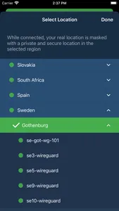 Mullvad VPN screenshot 1