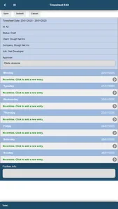 Timesheet Portal screenshot 1