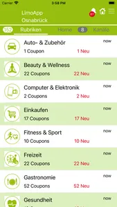 Limo Gutschein APP screenshot 1