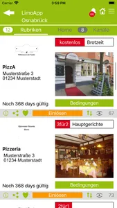 Limo Gutschein APP screenshot 2