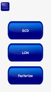 LCM GCD Prime Factor Math screenshot 0