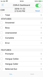 CDRv5 Dashboard screenshot 0