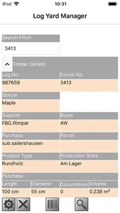 TIMBERplus LogYard Management screenshot 1