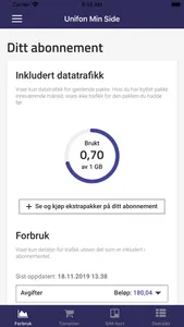 Min Unifon - MobilApp screenshot 2