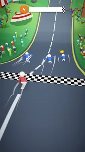 Hill Run Race- Flying Stickman screenshot 2