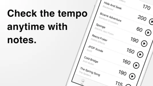 Music Practice Tool Metronotes screenshot 3