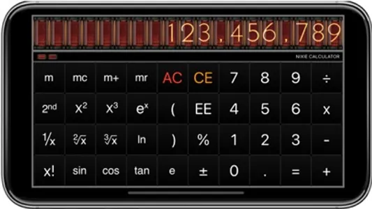 Nixie Calculator screenshot 2