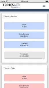 Financeiro Web screenshot 1