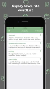 Zoology Dictionary -  Offline screenshot 4