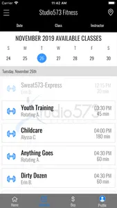 Studio573 Fitness screenshot 1