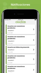 Clockio screenshot 2