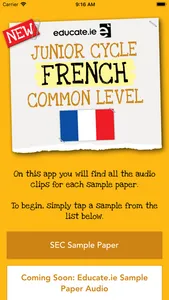 Educate.ie French Exam Audio screenshot 0