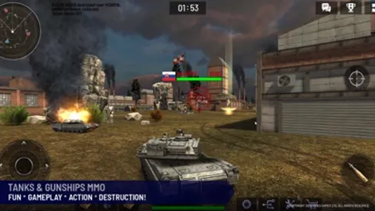 WAR ONLINE: Tanks vs Gunships screenshot 4