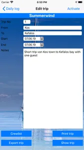 Skippers Log screenshot 3