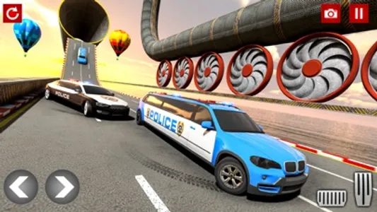 Police Limo Car Stunts Games screenshot 2