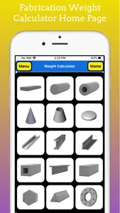 Fabrication Weight Calculator screenshot 0