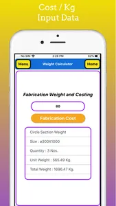 Fabrication Weight Calculator screenshot 8