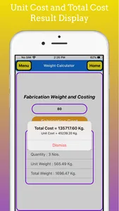 Fabrication Weight Calculator screenshot 9