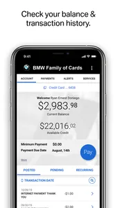 BMW Card screenshot 2