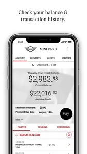 MINI Credit Card screenshot 2