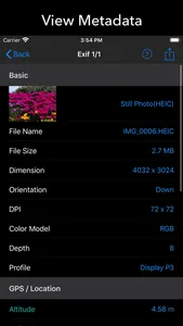 EXIF Tool - Metadata Tool screenshot 0