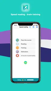Speed Reading - brain training screenshot 0