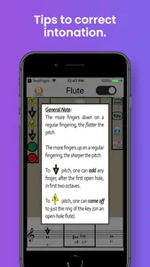 Flute Fingering & Tuning screenshot 2