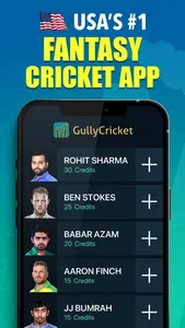 GullyCricket - Fantasy Cricket screenshot 0