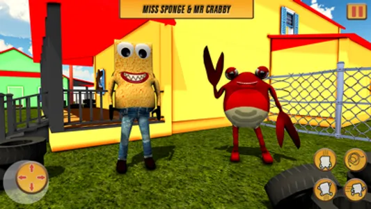 Sponge & Crab 3d Run Neighbors screenshot 1