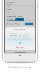 scaffmax® tools Gerüstrechner screenshot 2