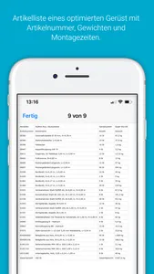 scaffmax® tools Gerüstrechner screenshot 6