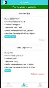 SalonPlex Claim-A-Client screenshot 0