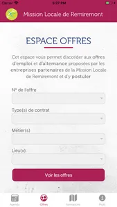 Mission Locale de Remiremont screenshot 2
